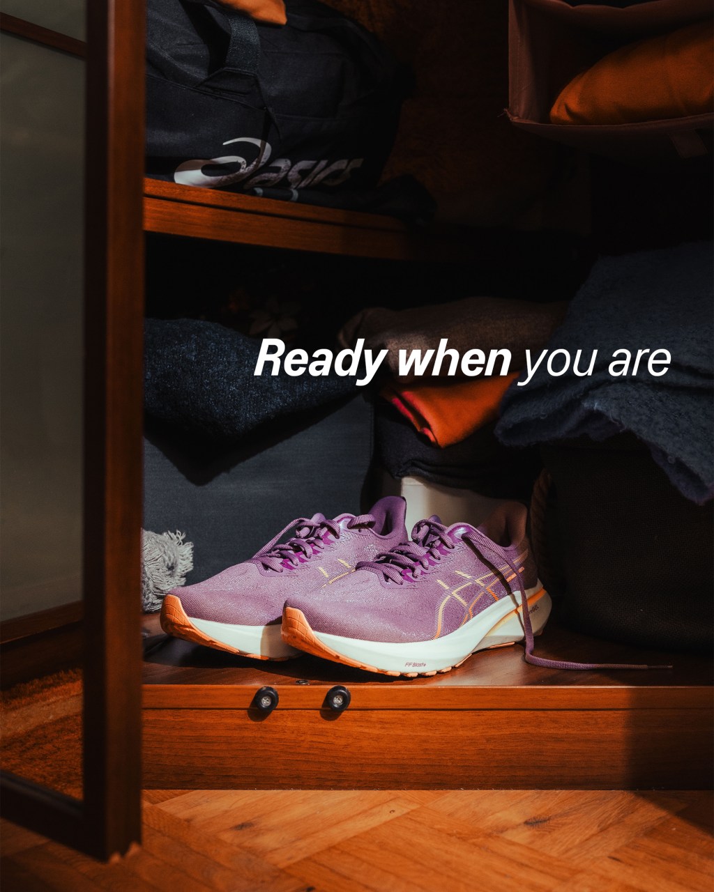 ASICS “READY WHEN YOU&nbsp;ARE”